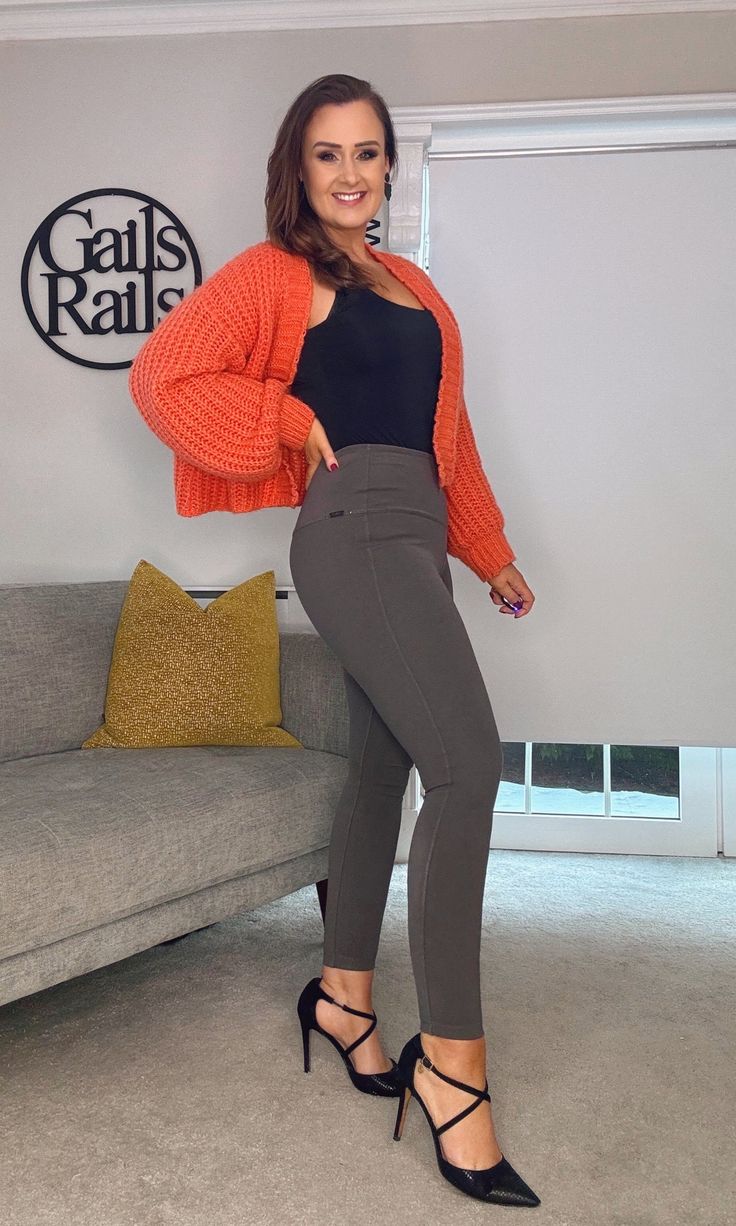 SENSS GREY Shaping Jeggings - New