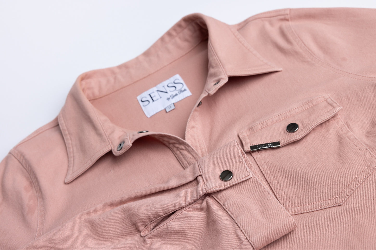 SENSS - THE TRADITIONAL PINK DENIM SHIRT