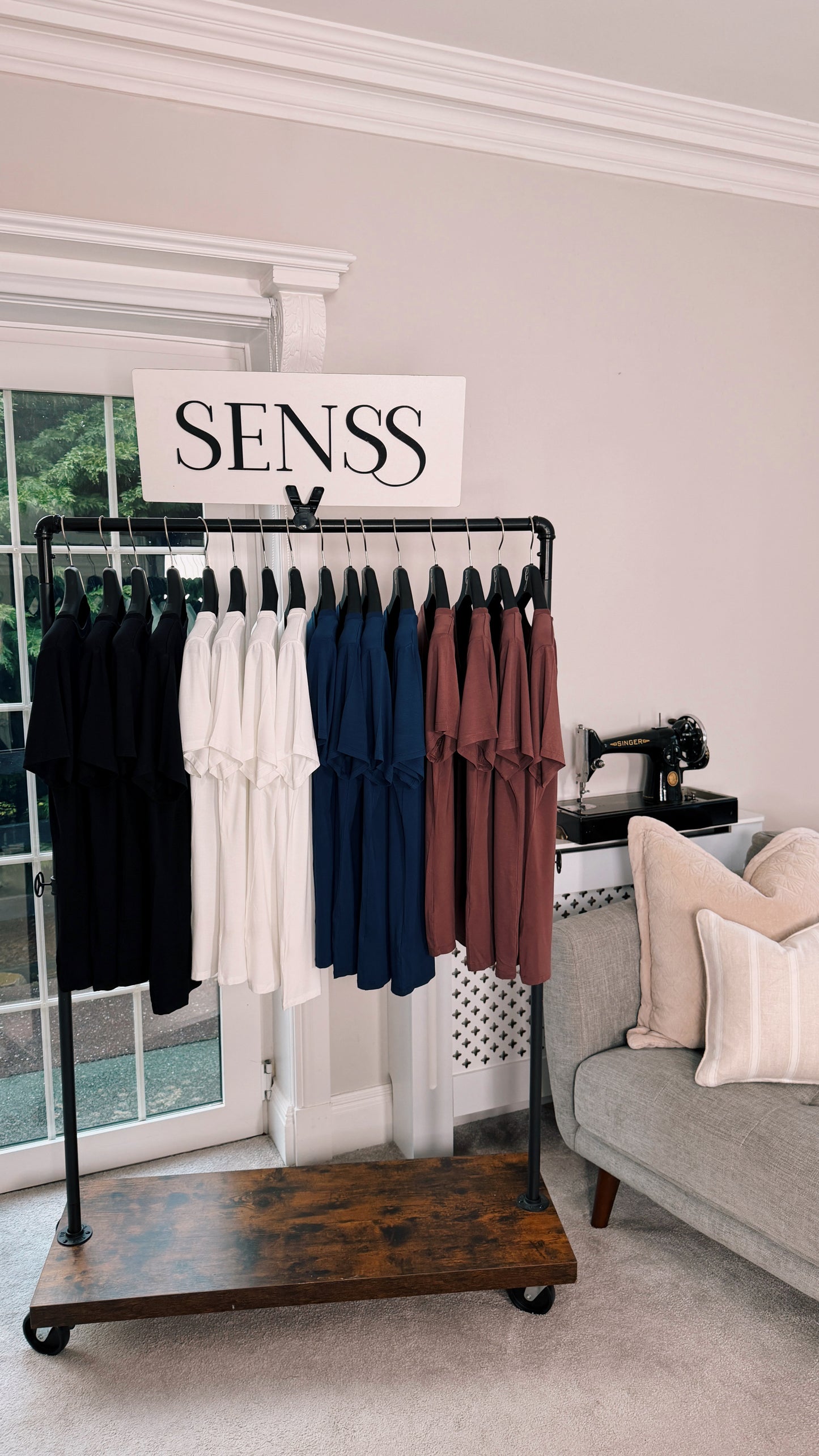 SENSS WHITE QUALITY BAMBOO T-SHIRT