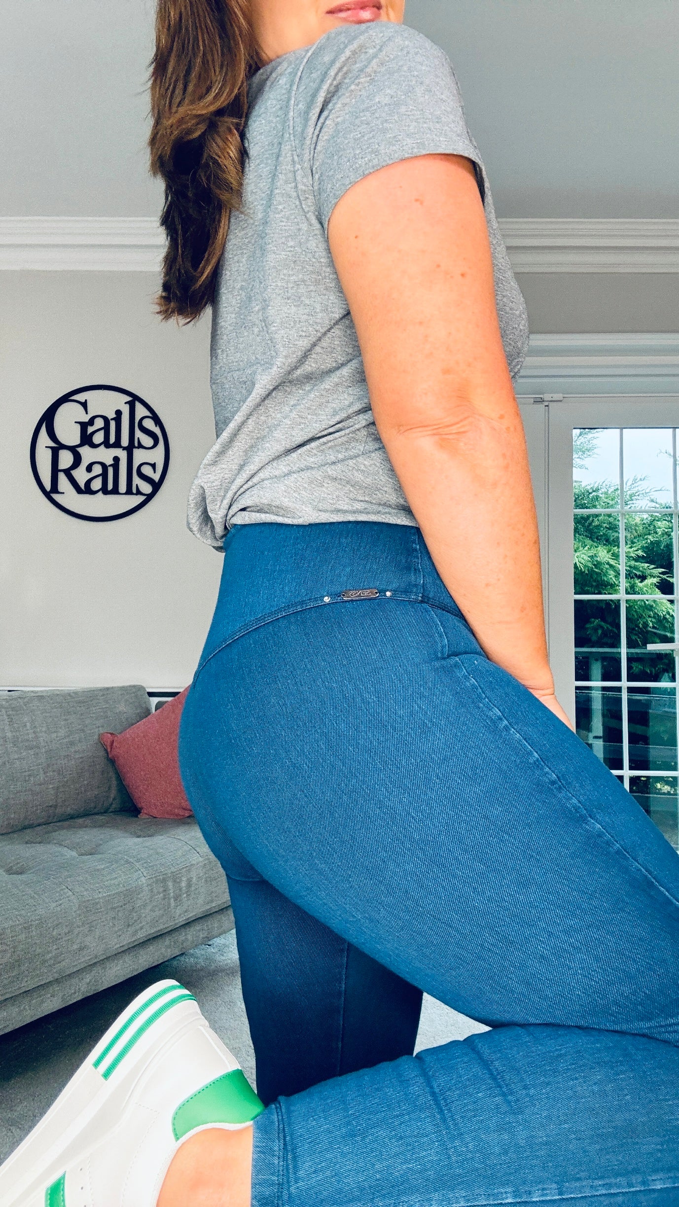 SENSS LIGHT BLUE SHAPING SCULPTING JEAN/JEGGINGS