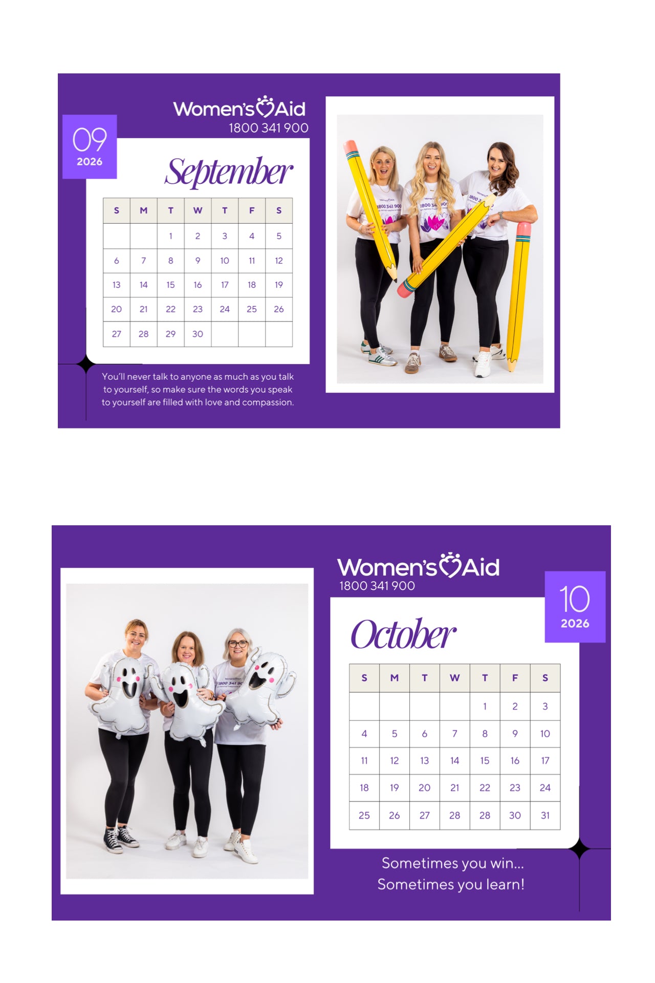 WOMENS AID CALENDAR