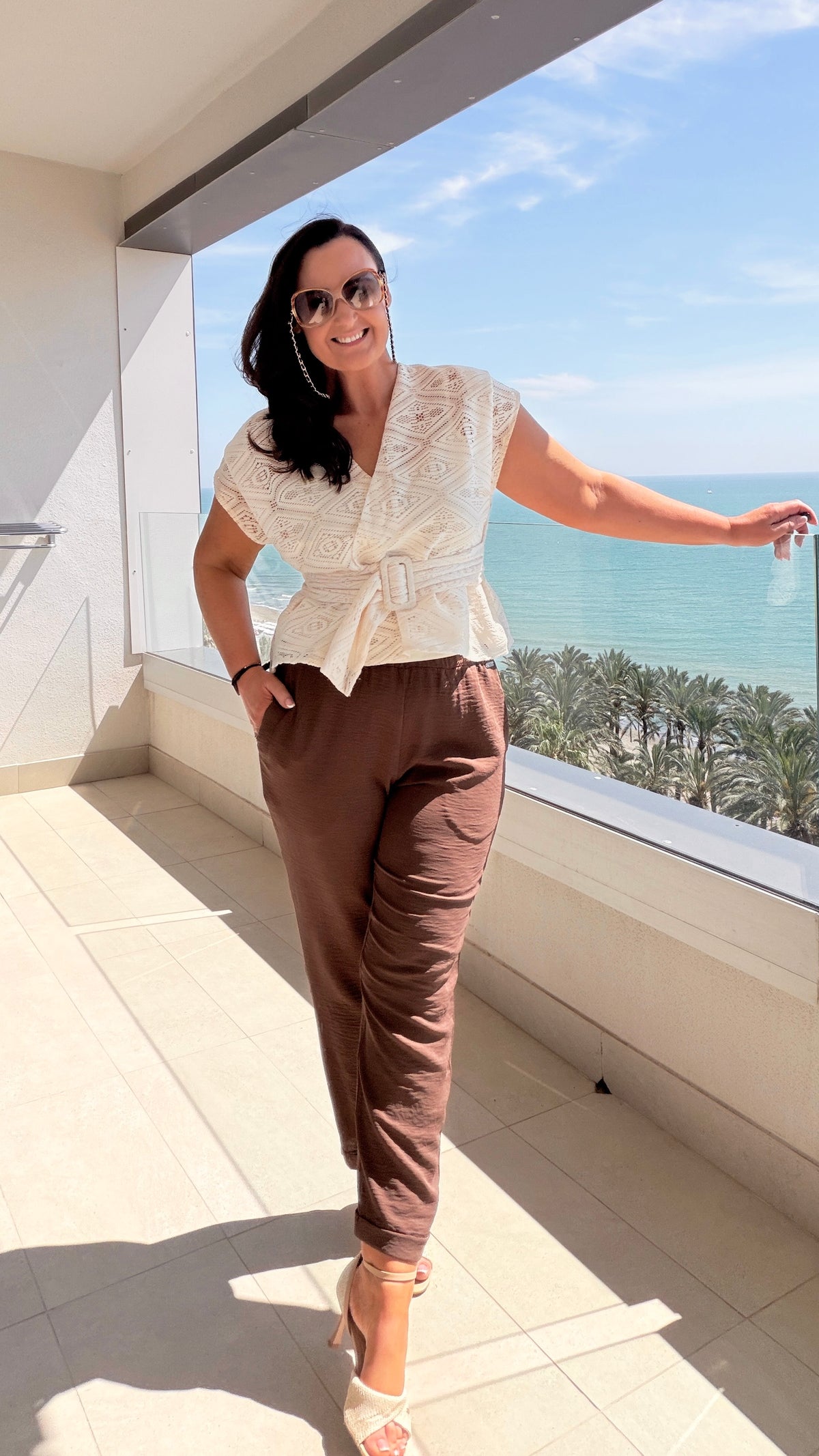 SENSS LIGHT WEIGHT SUMMER TROUSERS (BROWN)