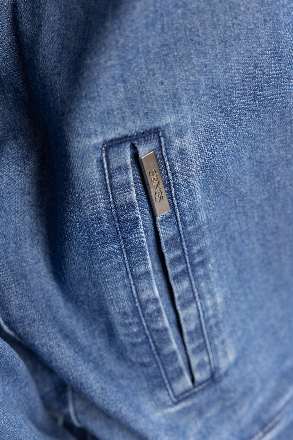 SENSS STRETCH DENIM BOMBER