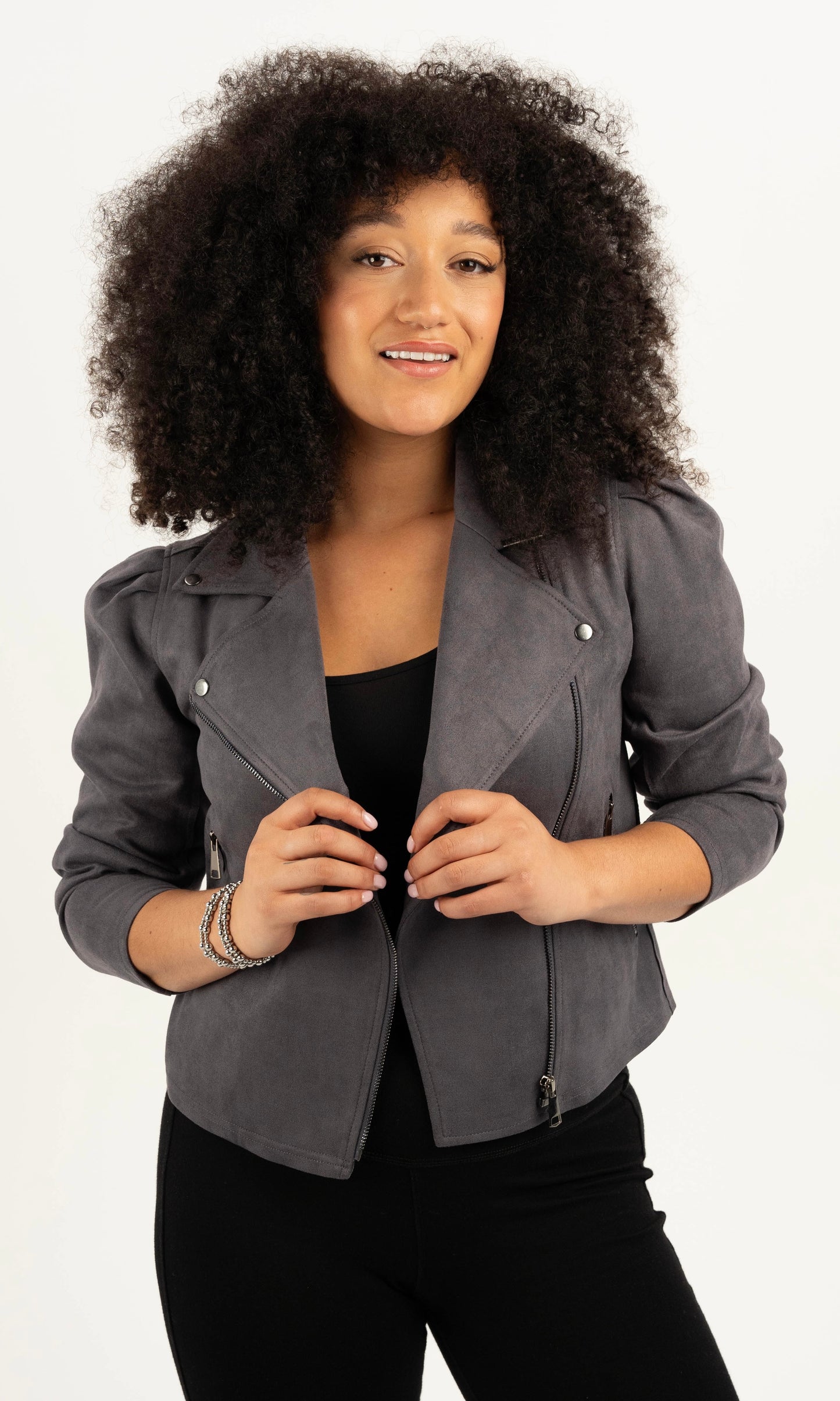 SENSS - THE STEEL GREY BIKER JACKET