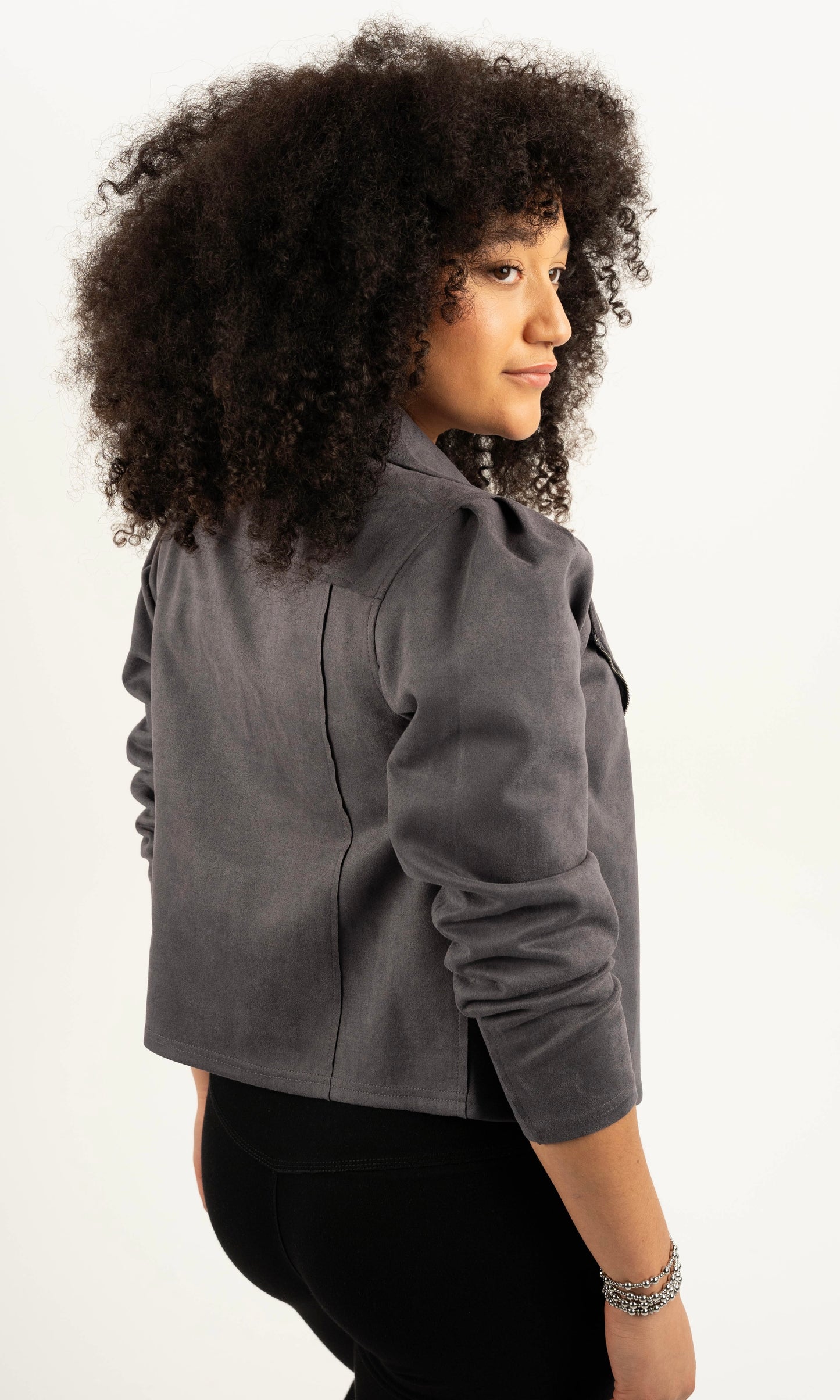 SENSS - THE STEEL GREY BIKER JACKET