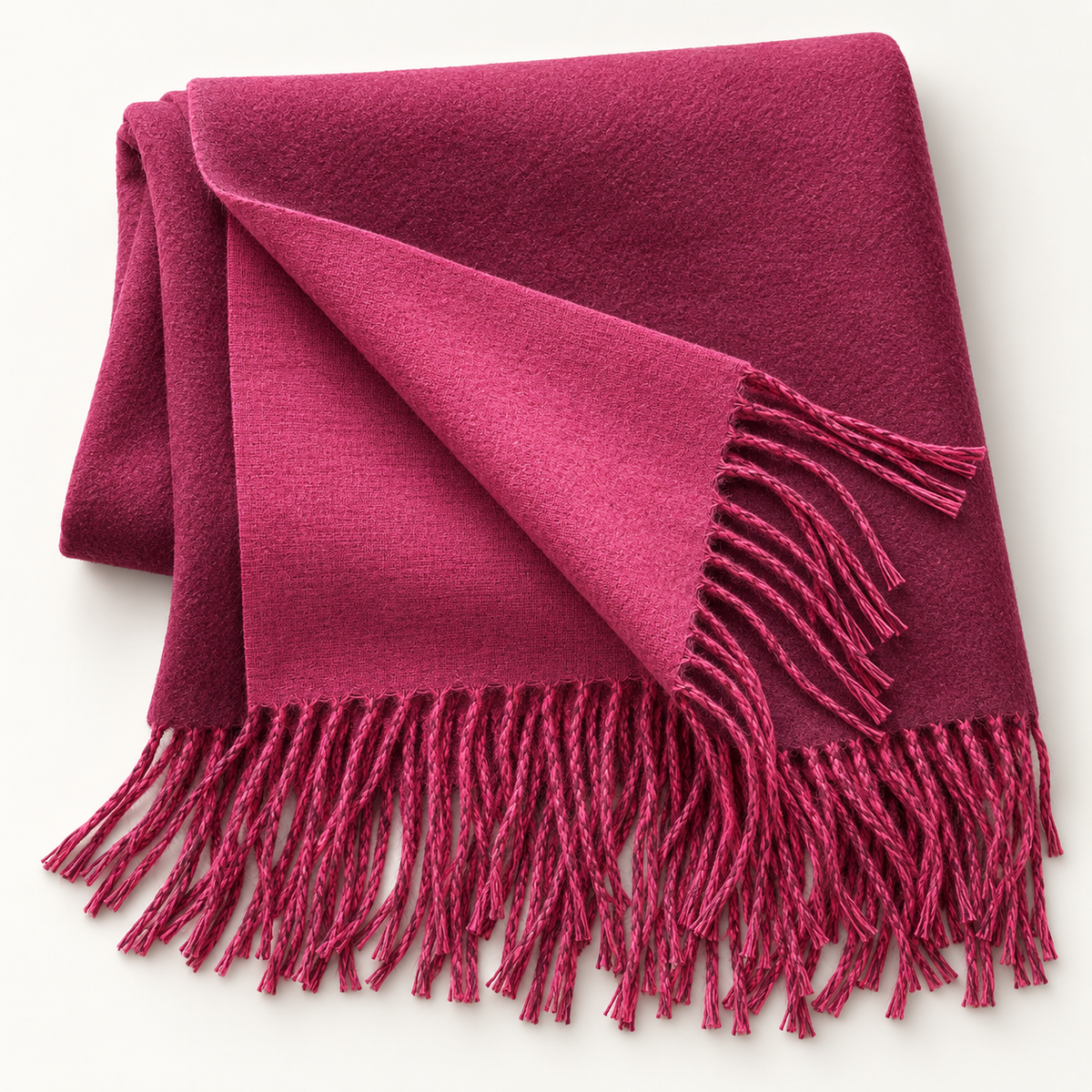 WOOL MIX DUAL TONE SCARF