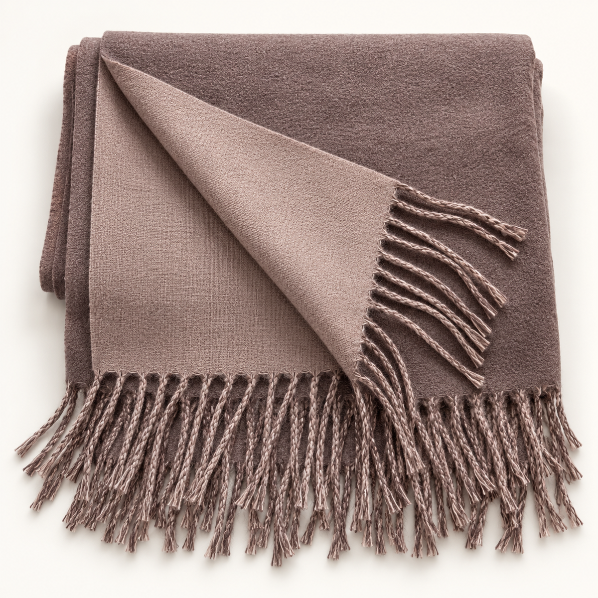 WOOL MIX DUAL TONE SCARF