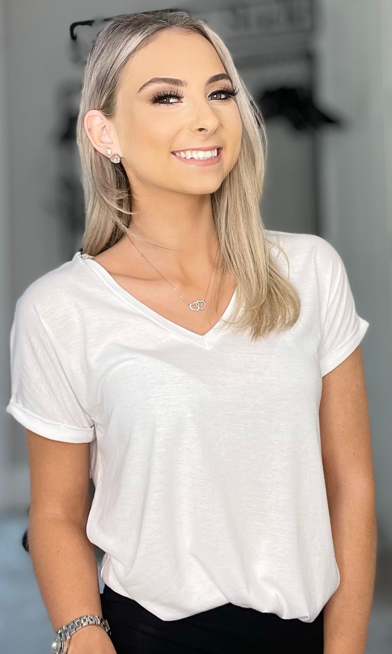 SENSS V-Neck Loose /Relaxed Fit T-Shirt