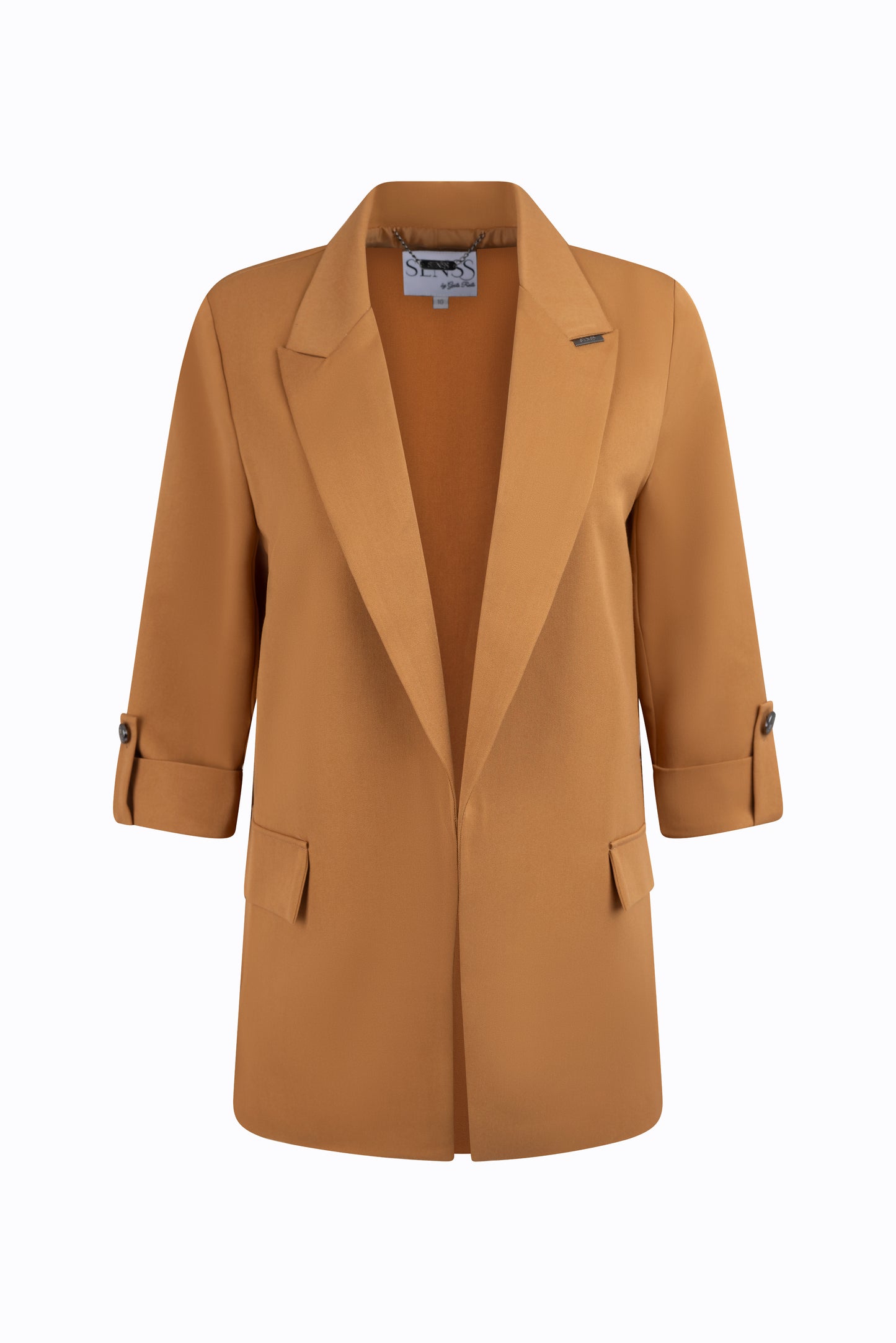 SENSS TAN RELAXED FIT BLAZER