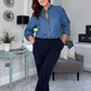 SENSS STRETCH DENIM BOMBER