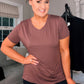SENSS BROWN QUALITY BAMBOO T-SHIRT