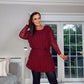 BURGUNDY SHORT STRETCH LACE DRESS