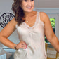 CHAMPAGNE ESTEE LACE CAMI