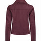 SENSS - THE BURGUNDY STRETCH BIKER JACKET
