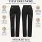 SENSS BLACK Sculpting Straight Leg Jeans