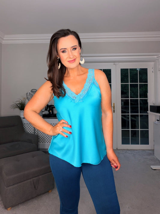 TURQUOISE ESTEE CAMI