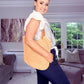 WHITE LIGHT WEIGHT TIE KNOT BLOUSE