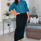 SENSS BLACK MAXI SKIRT