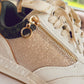 Gold Gucci inspired Trainers