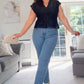 THE SENSS MOM JEANS - BLACK