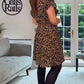 TAN ANIMAL PRINT CHRISTY DRESS