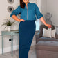 SENSS NAVY MAXI SKIRT