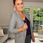 GREY LINEN FEEL BLAZER