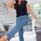THE SENSS MOM JEANS - BLACK