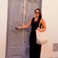SENSS BLACK RIBBED MAXI DRESS
