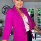 MAGENTA RELAXED FIT BLAZER