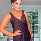 BROWN ESTEE LACE CAMI