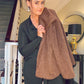 BROWN FUR COAT