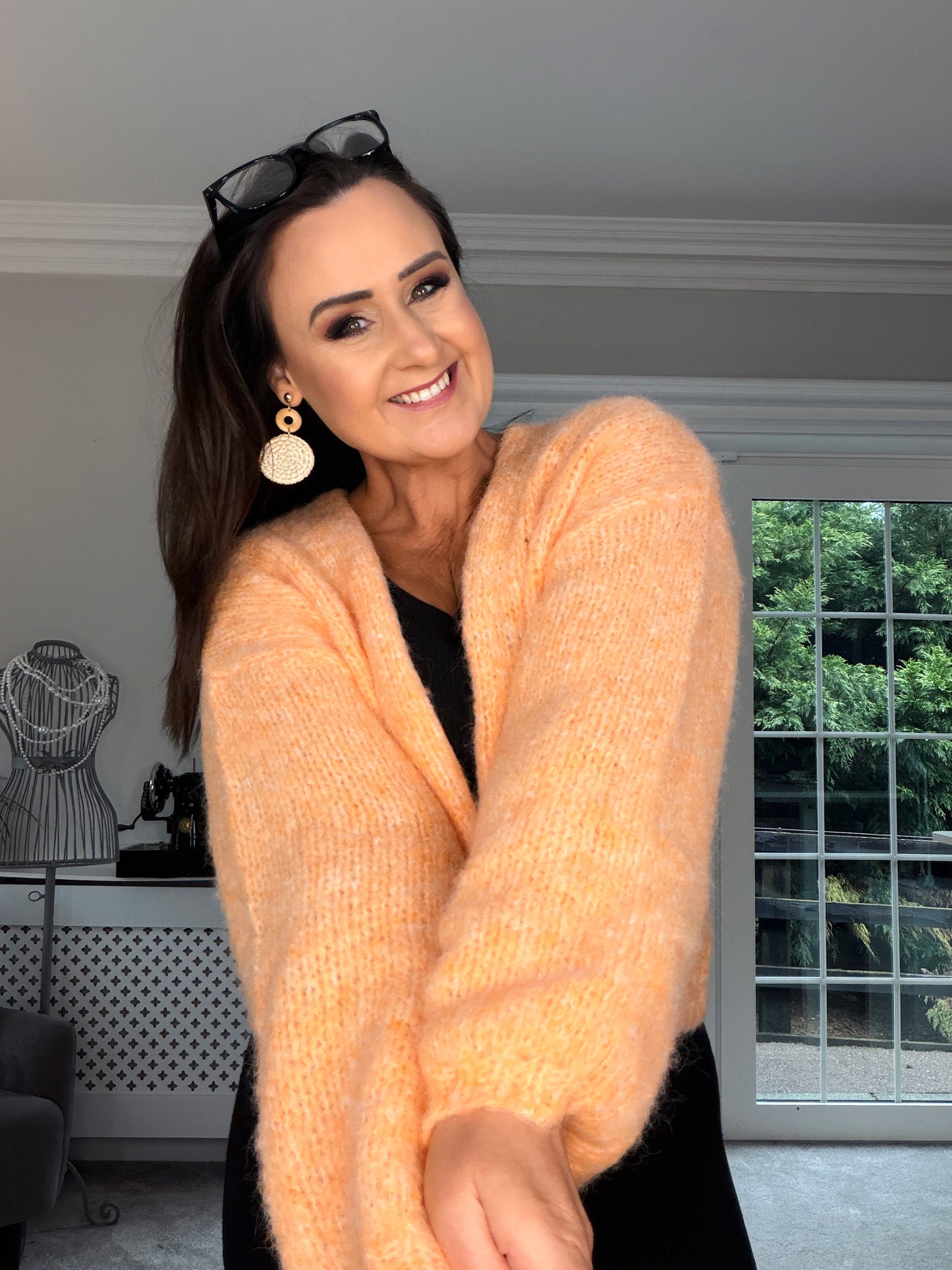 CORAL RELAXED FIT CARDIGAN