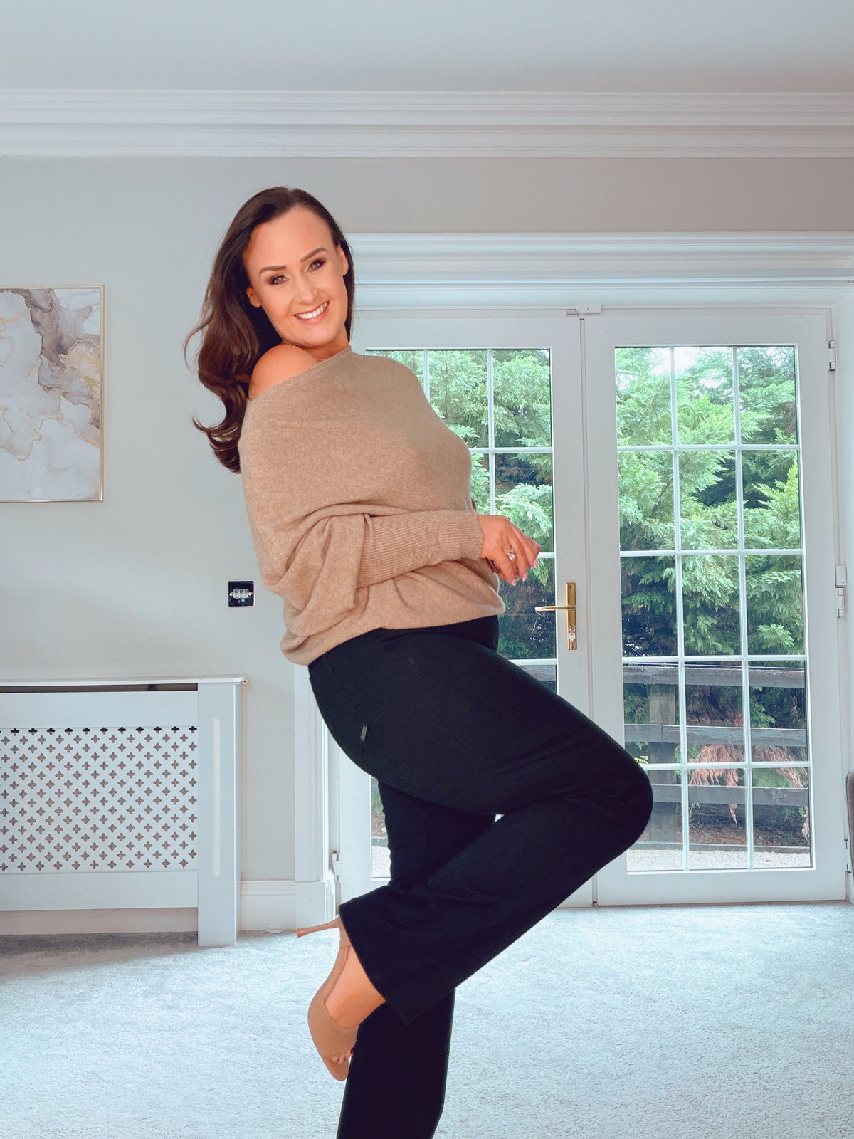 SENSS BLACK Sculpting Straight Leg Jeans