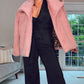 PINK FUR COAT