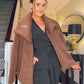 BROWN FUR COAT