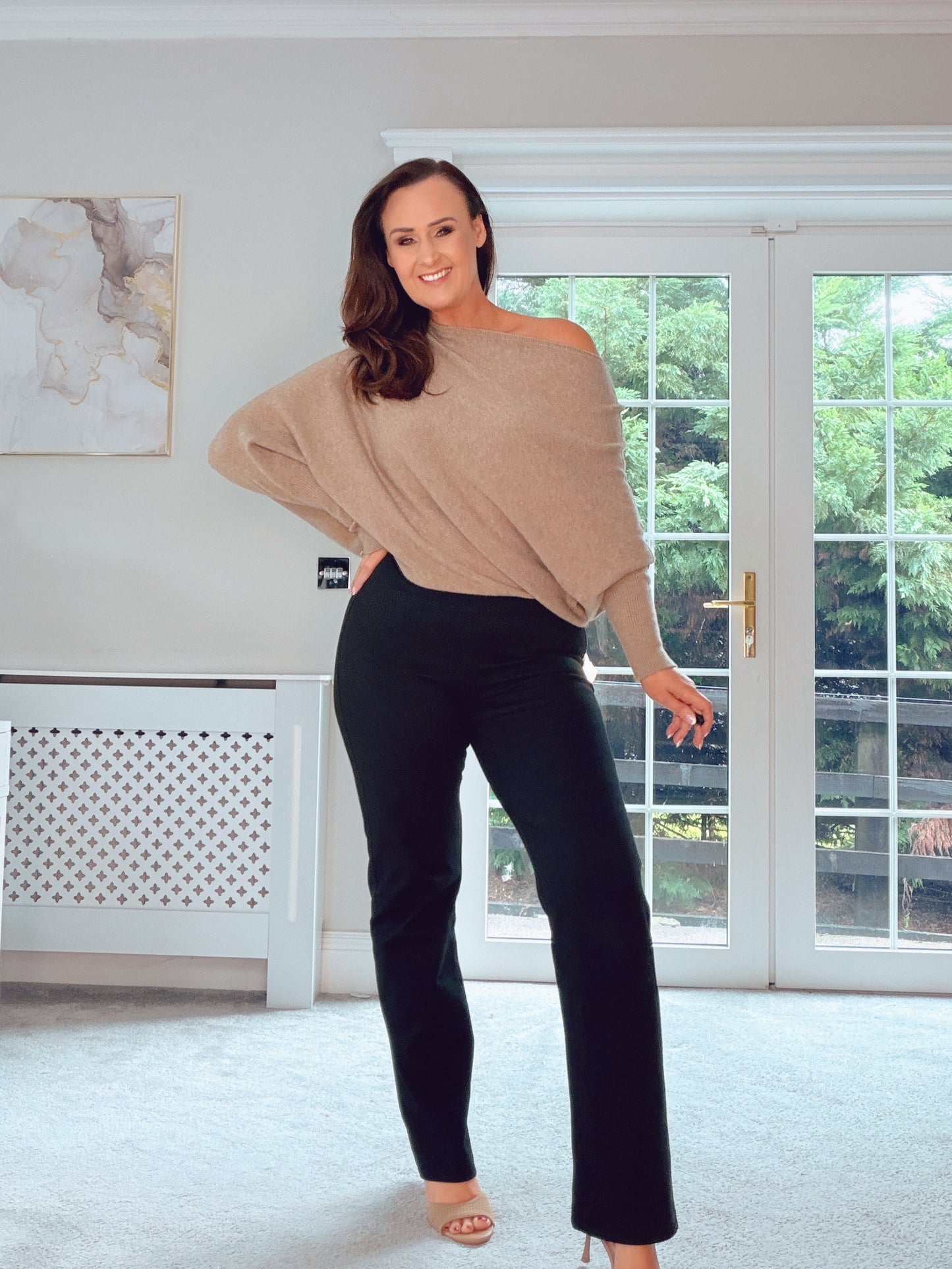 OFF SHOULDER BISCUIT JUMPER