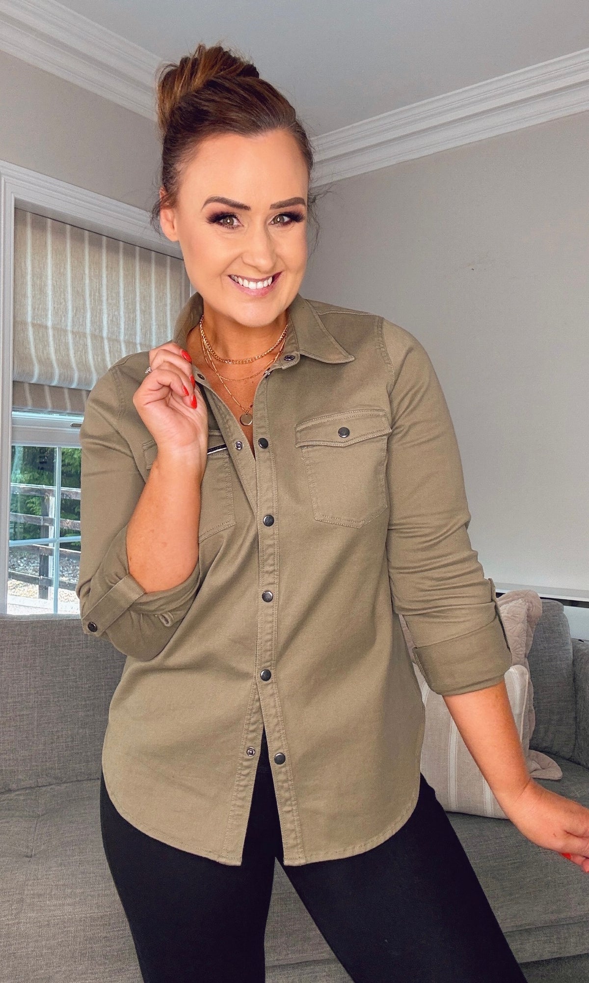 SENSS - THE KHAKI DENIM SHIRT