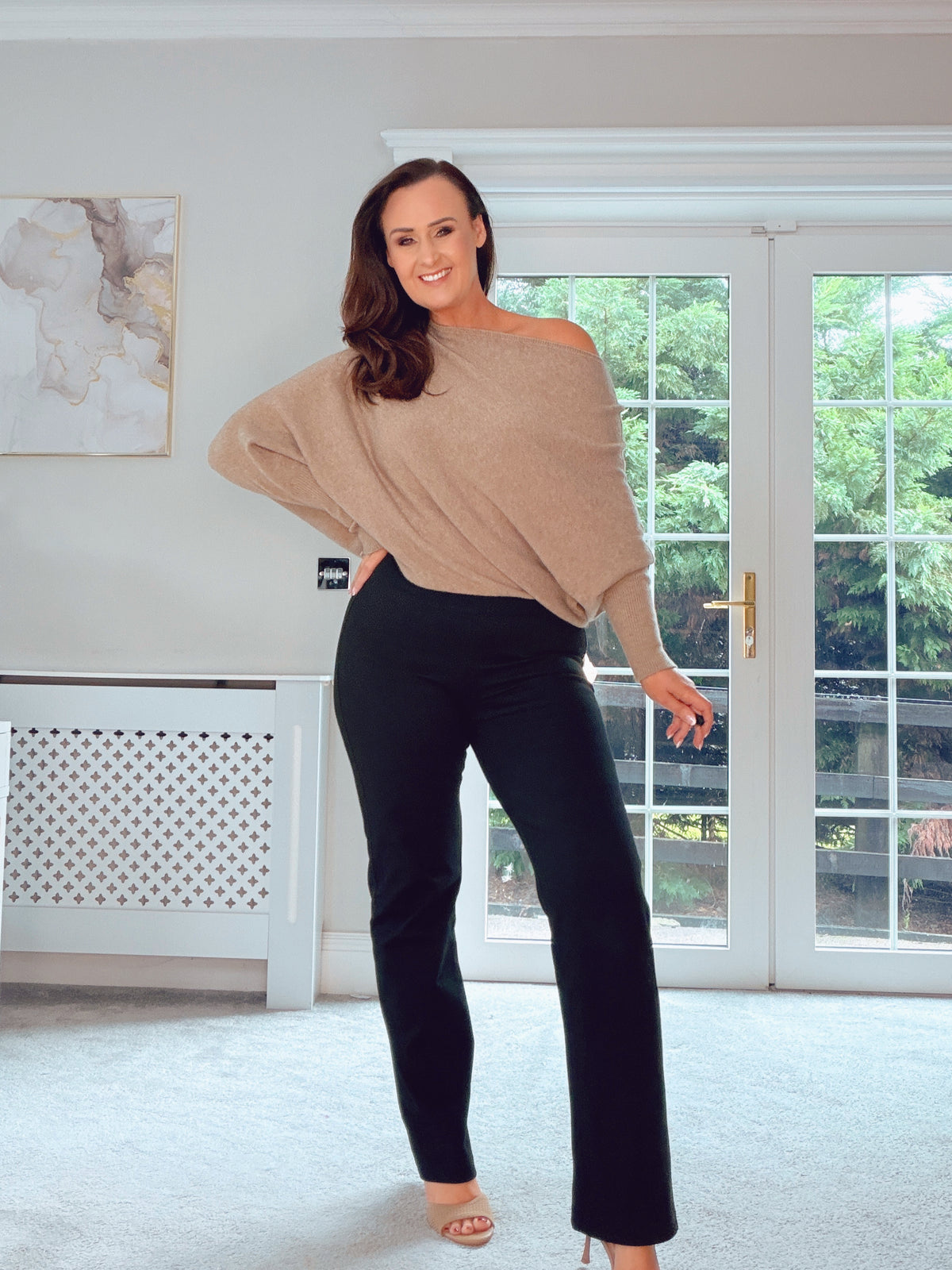 SENSS BLACK Sculpting Straight Leg Jeans