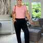 SENSS PINK QUALITY BAMBOO T-SHIRT