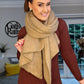 BISCUIT CHUNKY KNIT SCARF