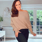 OFF SHOULDER BISCUIT JUMPER