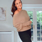OFF SHOULDER BISCUIT JUMPER
