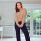 OFF SHOULDER BISCUIT JUMPER