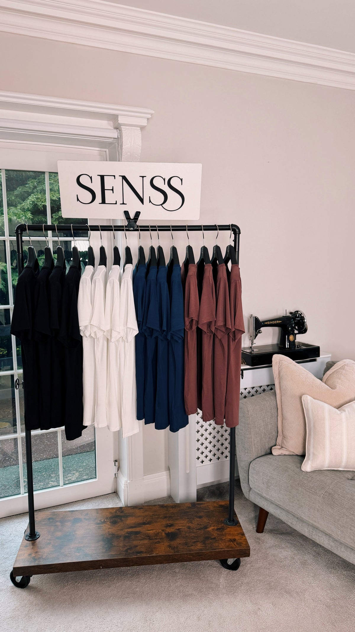 SENSS WHITE QUALITY BAMBOO T-SHIRT