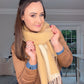 2 Tone Cream/Beige Scarf