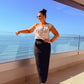SENSS BLACK MAXI SKIRT
