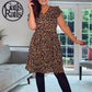 TAN ANIMAL PRINT CHRISTY DRESS