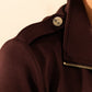 SENSS BROWN ZIP TIE WAIST JACKET