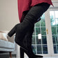 BLACK KNEE HIGH BOOTS